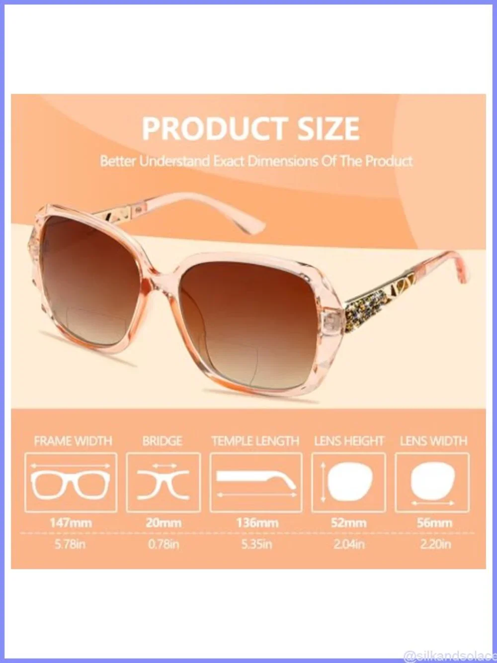 Oversized Bifocal Sunglasses for Women UV400 Reading Sun Readers 3 Pack
